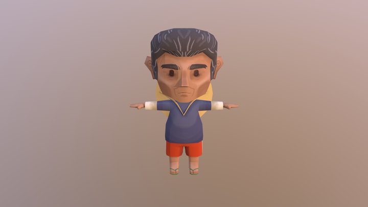 farmer 3D Model