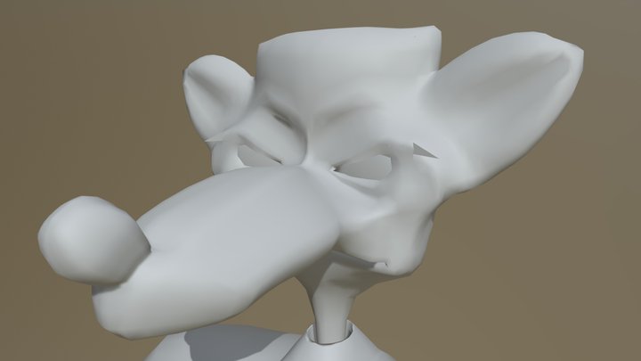 Pinstripe Potoroo 3D Model