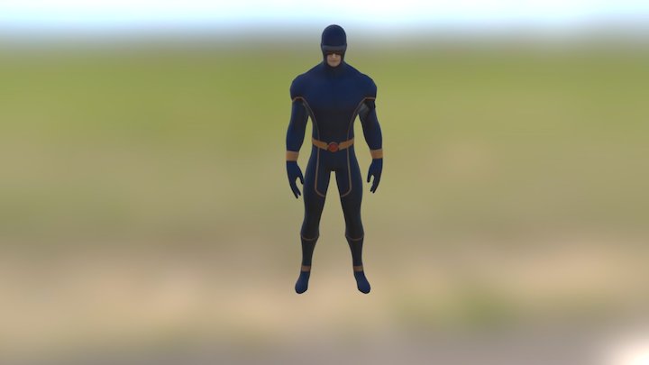 數媒1A_李佩雯_105051238_動作2 3D Model