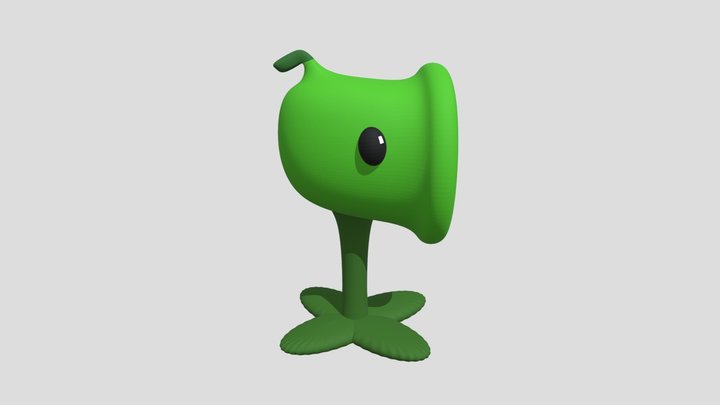PEASHOOTER 3D Model