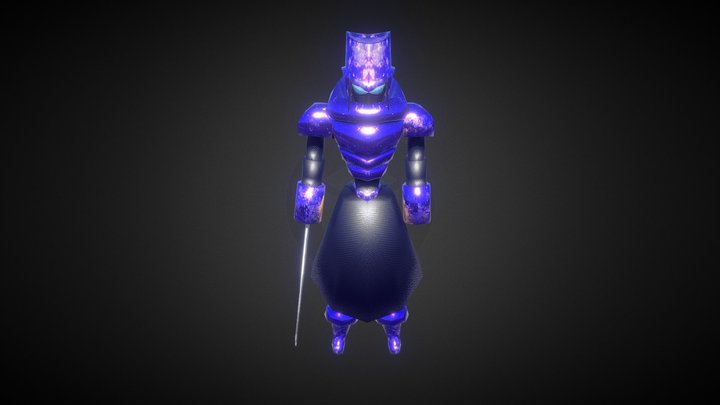 Biped Robot 3D Model