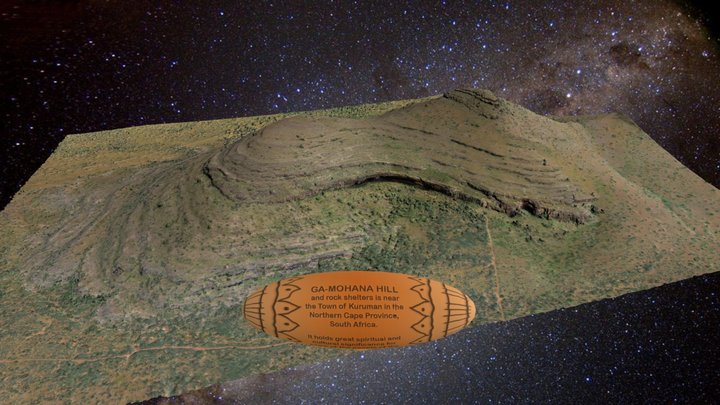 Ga-Mohana Hill and Rock Shelters 3D Model