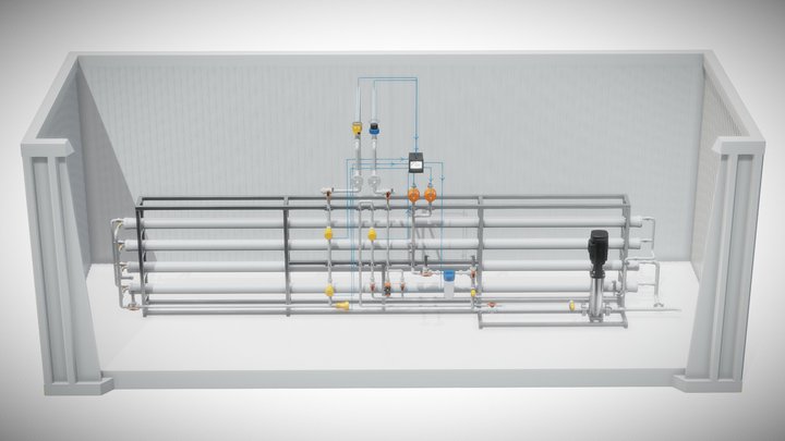 SM_070_Reverse_Osmosis_Membrane 3D Model