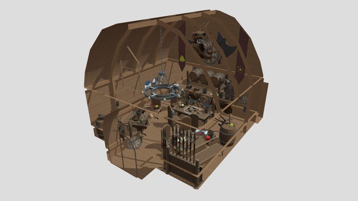 Viking Bar 3D Model