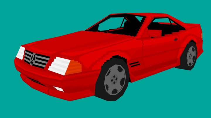 Mercedes-Benz SL R129 3D Model
