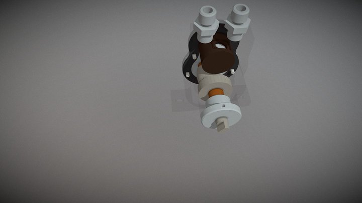 bombinha de óleo 3D Model