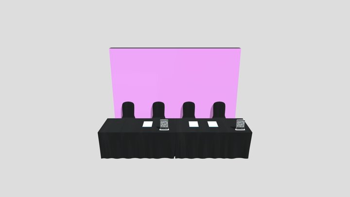 BACKDROP+REGISTRASI 244X366 MEJA KURSI 4