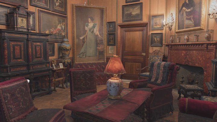 The smoking room 3D Model