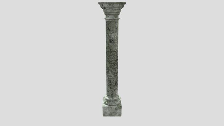Greek Pillar 3D Model