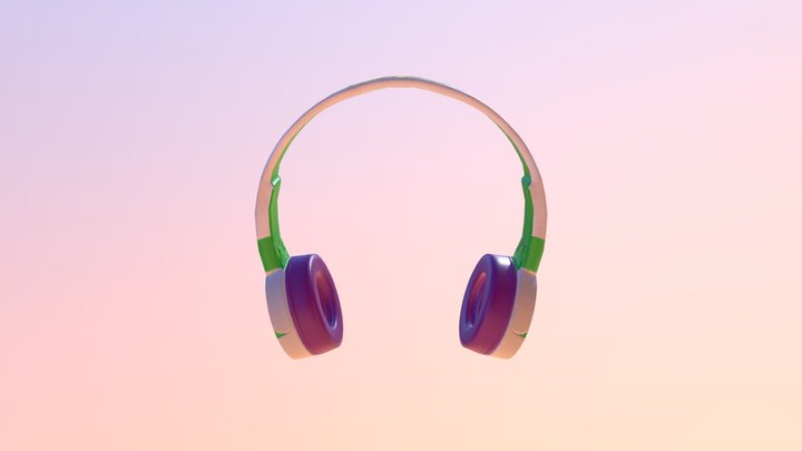 Buzz Lightyear Headphones 3D Model