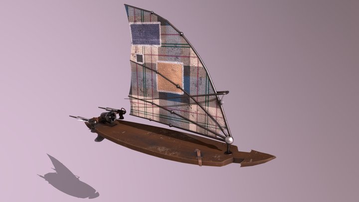 Fly Windsurf 3D Model