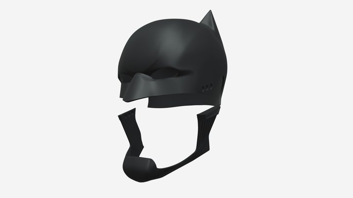 Batman Mask Modified 3D Model