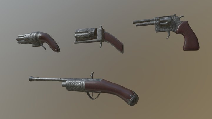 OldGuns 3D Model