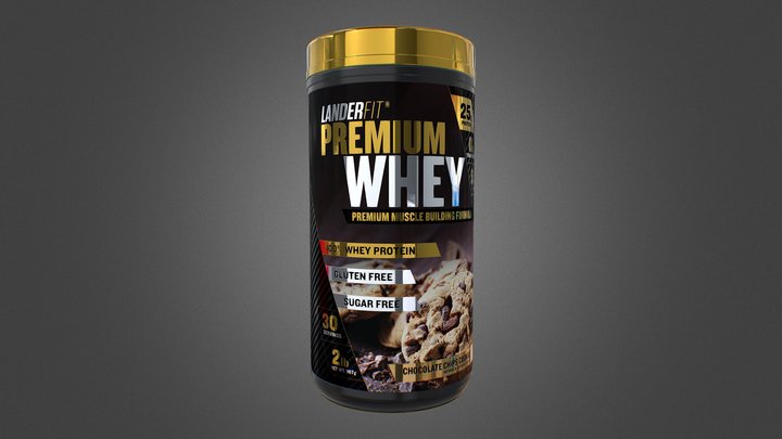 LANDERFIT PREMIUM WHEY 2LB 3D Model