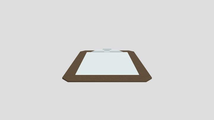 Clipboard (SCP Containment Breach) 3D Model