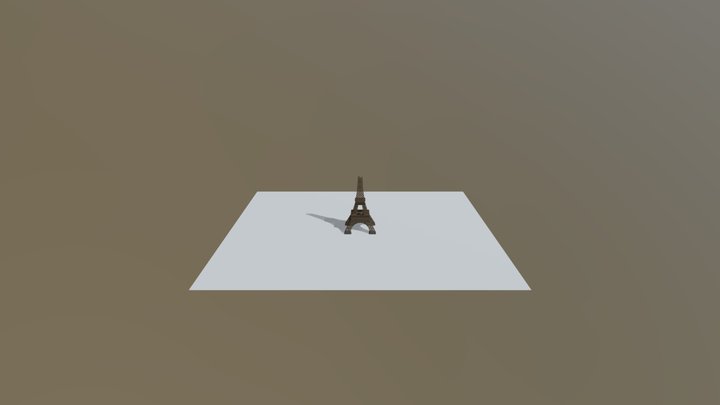EIFFEL TOWER LEVEL2 3D Model