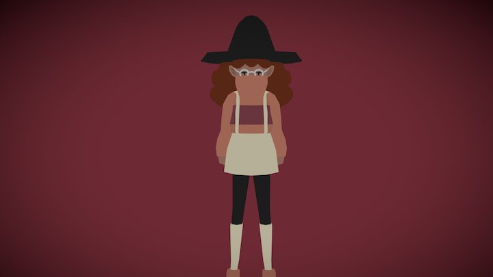 Seasonal Witch: Autumn 3D Model
