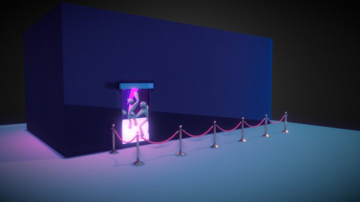 2023 #3December 2: Night Club (flashing lights) 3D Model