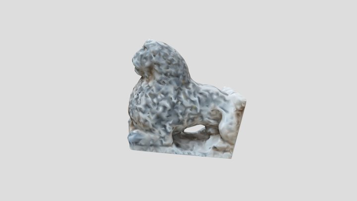Leone chiesa SS Trinità di Manduria 3D Model