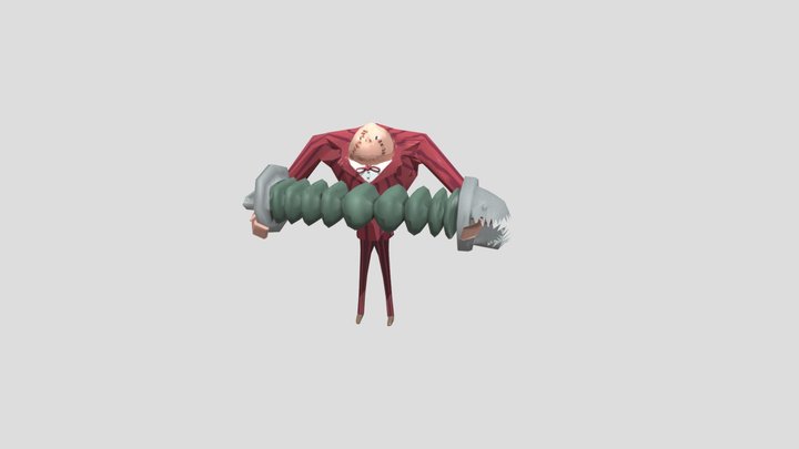 Jimmy the Accordion player Low Poly