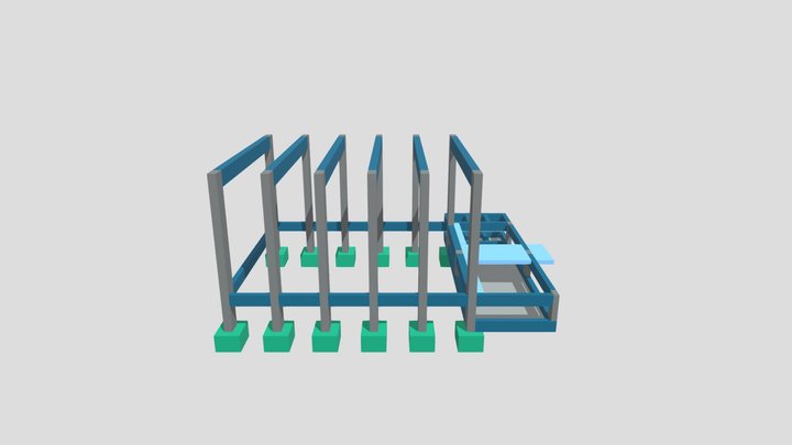 PERGOLADO FINAL 3D Model
