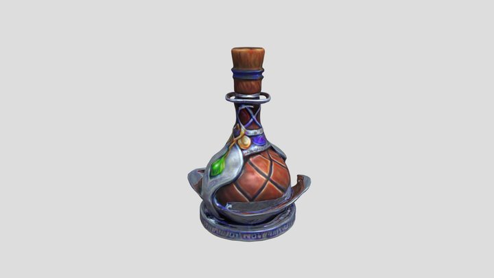 Extravagant Health Potion 3D Model