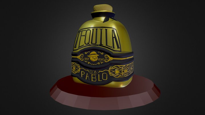 Tequila Don Pablo 3D Model