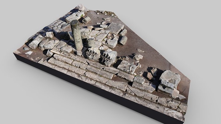Rome Forum Stones West – Modello 3D gratuito STL
