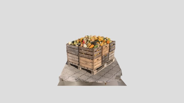 Pumpkin Box 3D Model