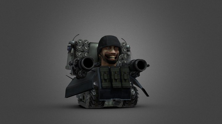 Bomb Overload Toilet 3D Model