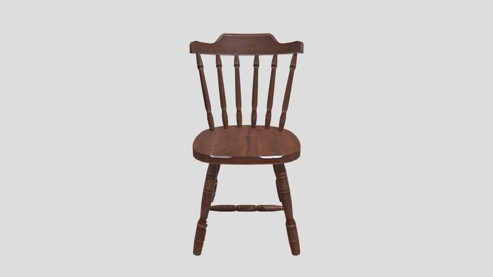 Rustic chair 3D Model