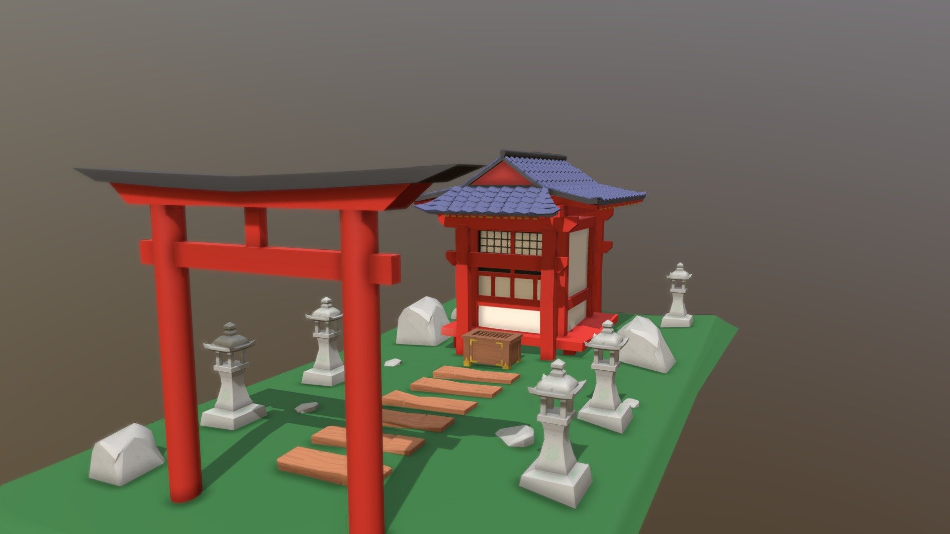 Shrine Bazaar - 3D model by Facundo_Gonzalez [f2784fe] - Sketchfab