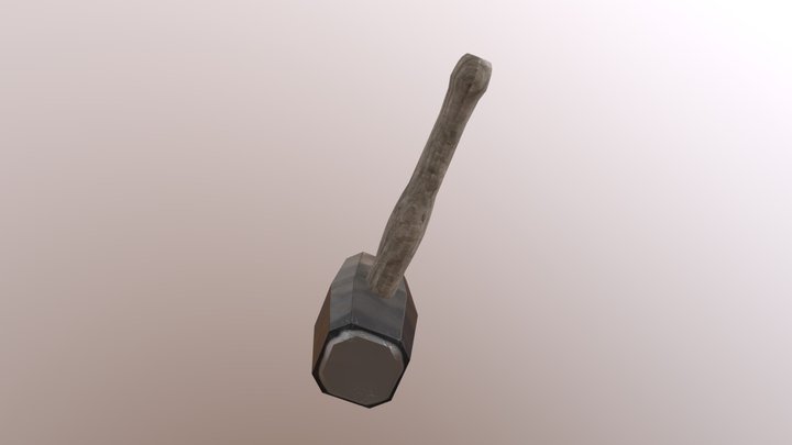 Mini Sledgehammer 3D Model
