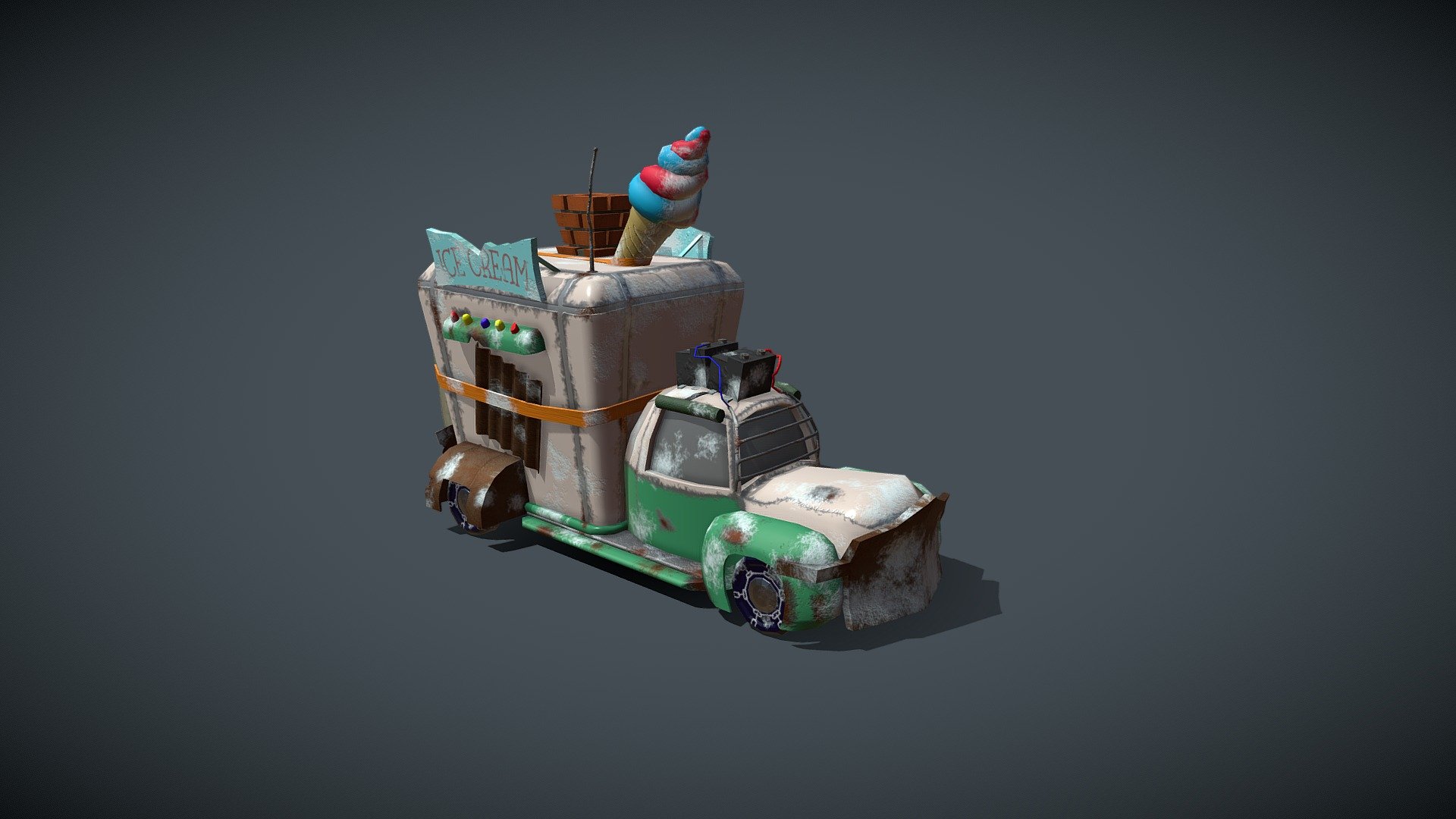Camion de glace Retour a l