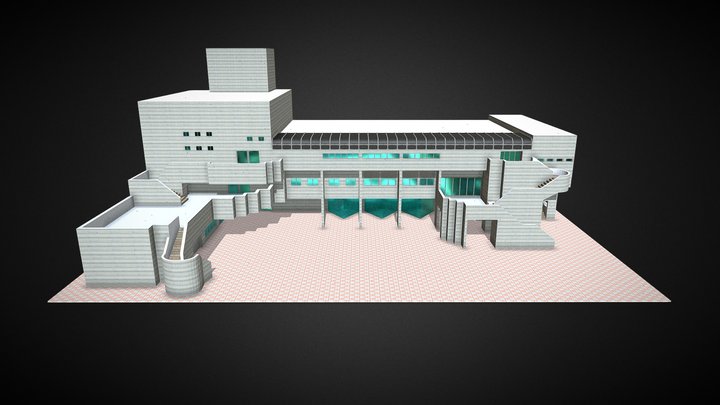 H棟-毓麟館 3D Model