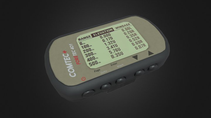 FO4 - "COMTEC+" GPS - Garmin Foretrex 401 3D Model