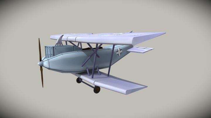 GameArt Airplane 3D Model