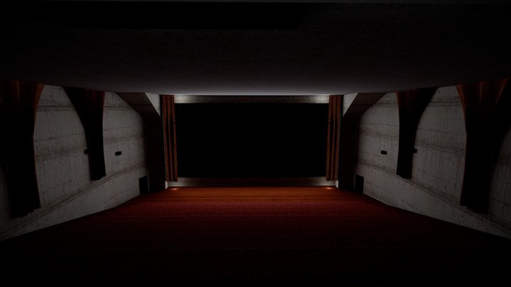VR Cinema Environment – Free 3D Model STL