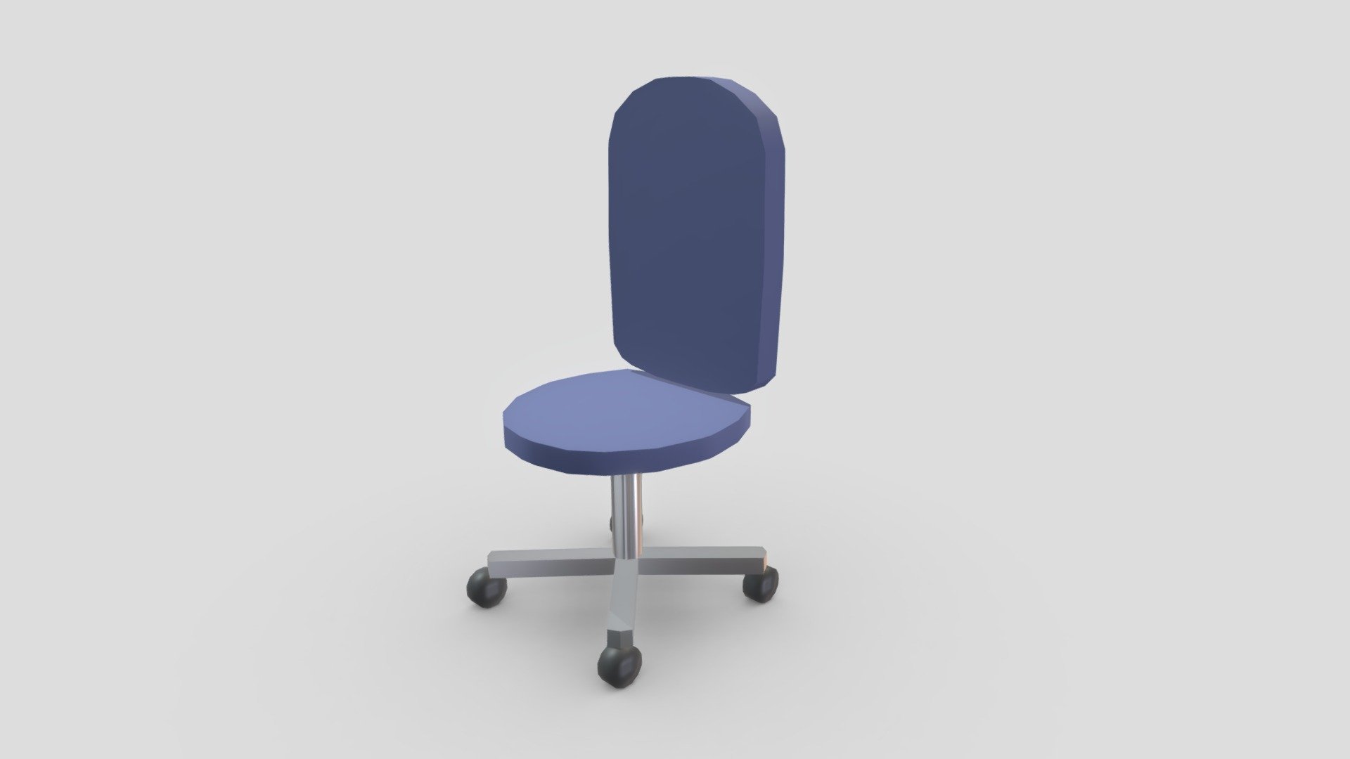 Simple Low Poly Office Chair