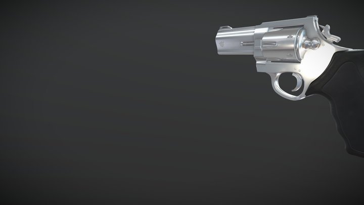 My first revolver 3D Model