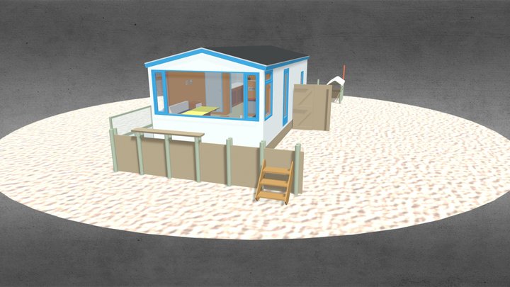Huisje Egmond 3D Model