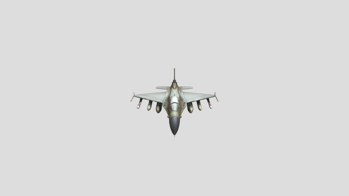 Modern Fighter Jet – High Quality 3D 3D Model