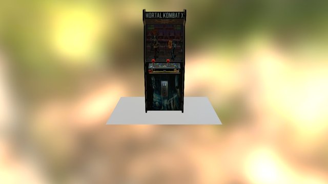 Arcade Console 3D Model