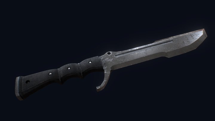 Combat Knife – Kostenloses 3D-Modell STL
