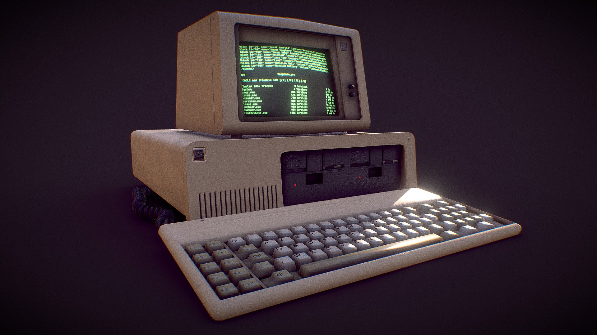 Old Pc - 3d Model By Thibautreimel [f27c8a9] - Sketchfab