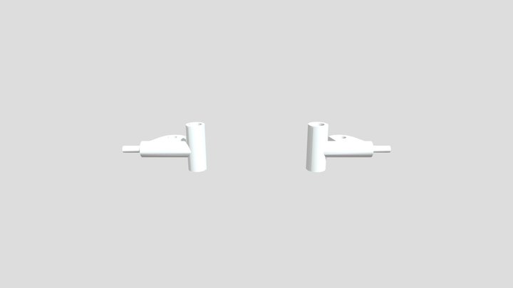 CAR FRONT WHEEL SUPPORT 3D Model