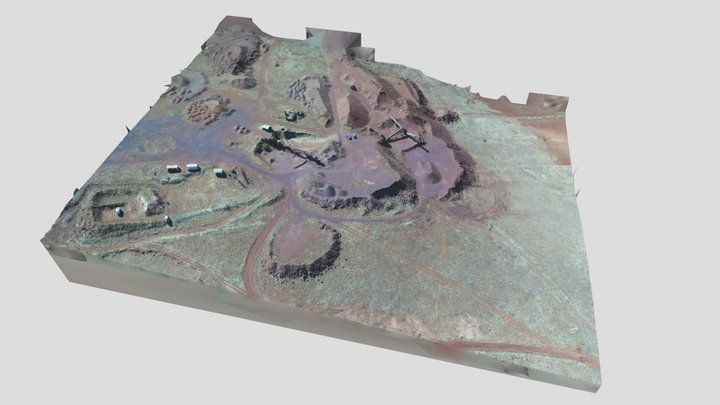 STOK SAHASI #1 STOCKPİLE 3D Model