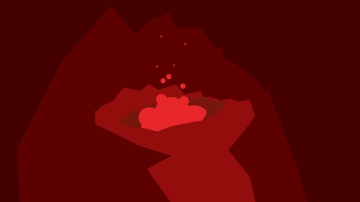 Red volcano 3D Model