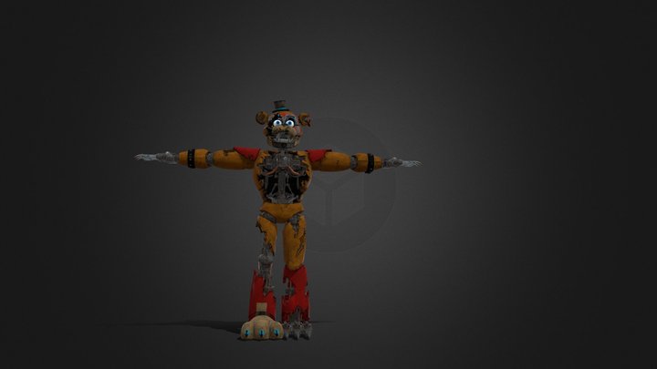 FNAF_RUIN_Ruinned_Freddy 3D Model