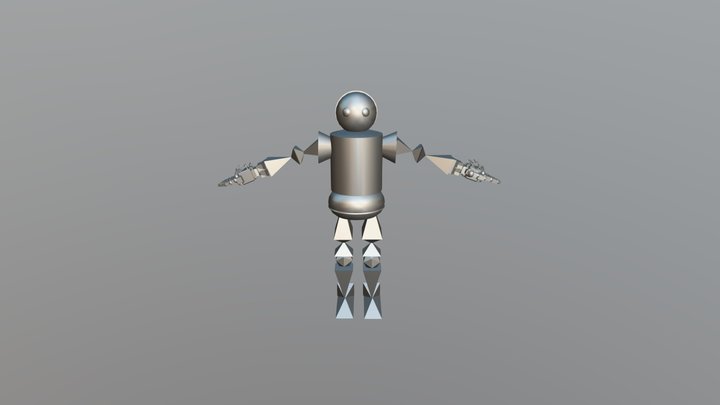 Clown Robot 3D Model